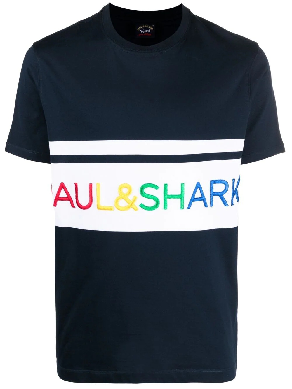 embroidered-logo T-shirt - 1