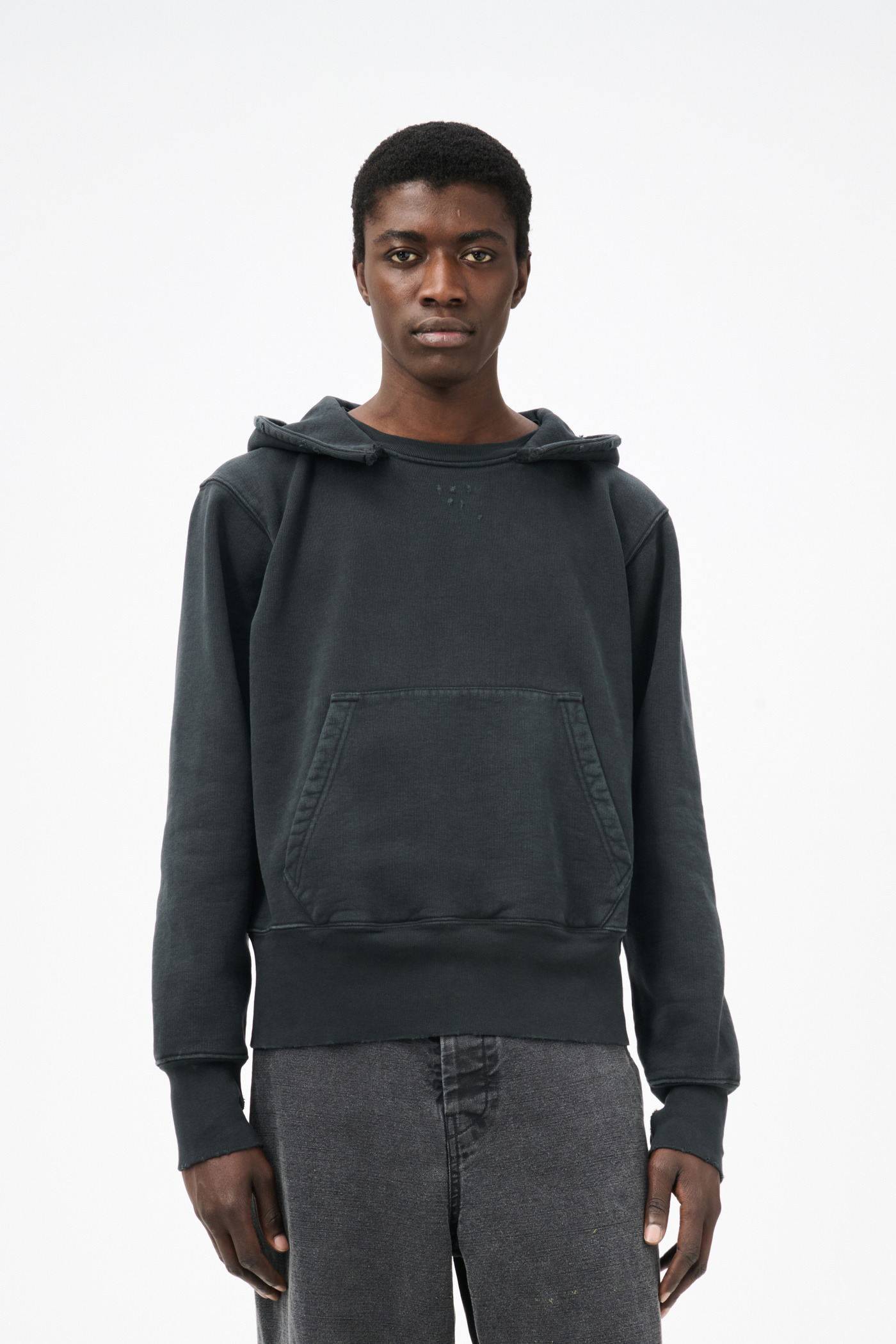 Relic Hood Pigment Black Hefty Fleece - 3