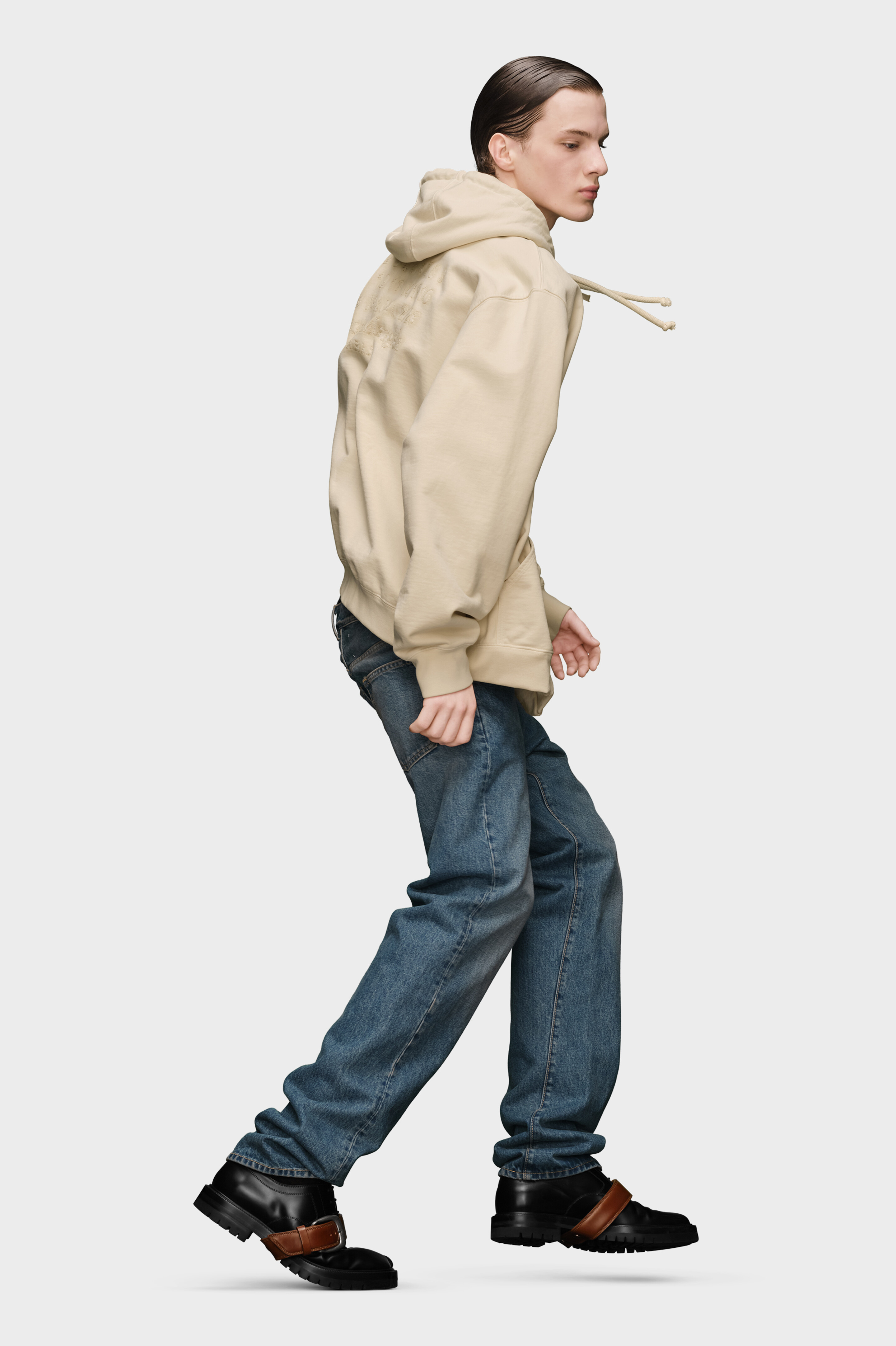 Embroidered Logo Hoodie - 3