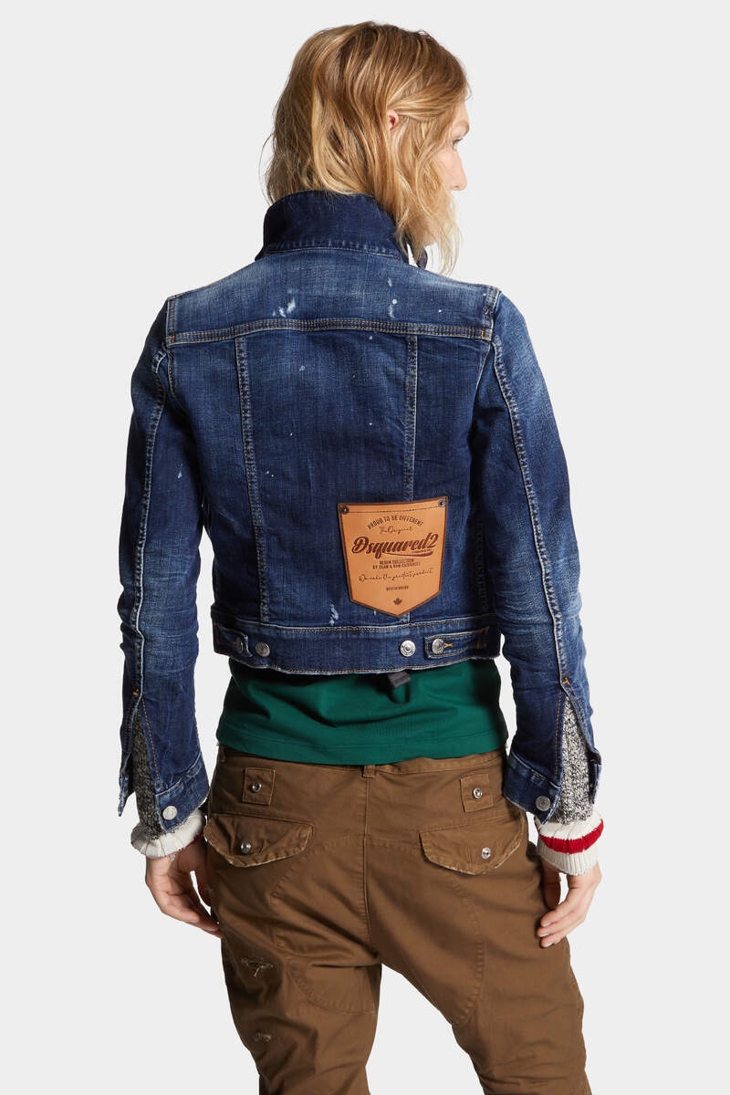DARK PERFECT CLEAN WASH CLASSIC JEAN JACKET - 4