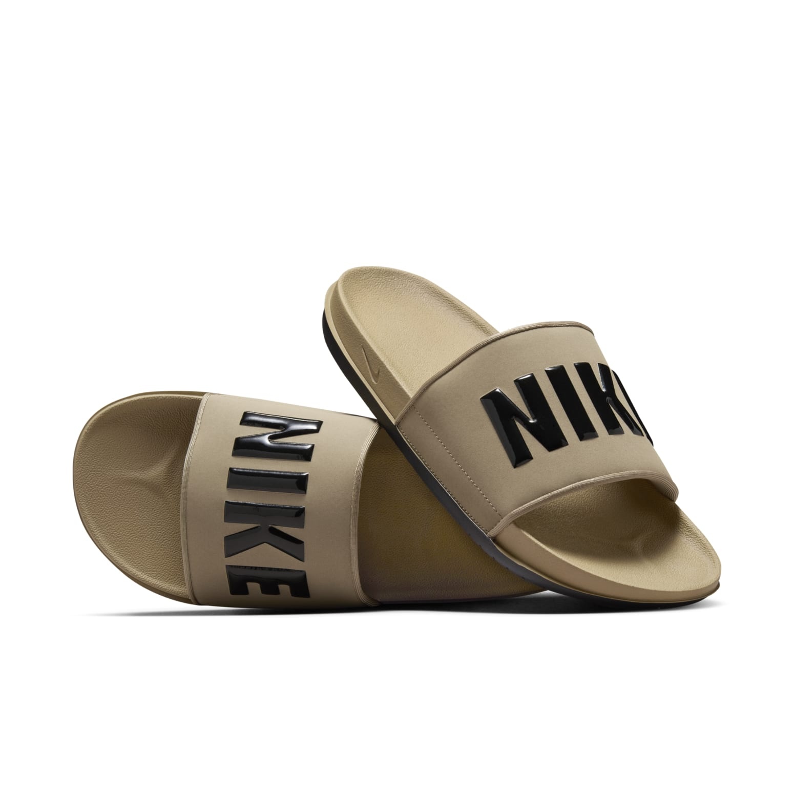 Nike Offcourt Slides 'Khaki Black' BQ4639-204 - 3