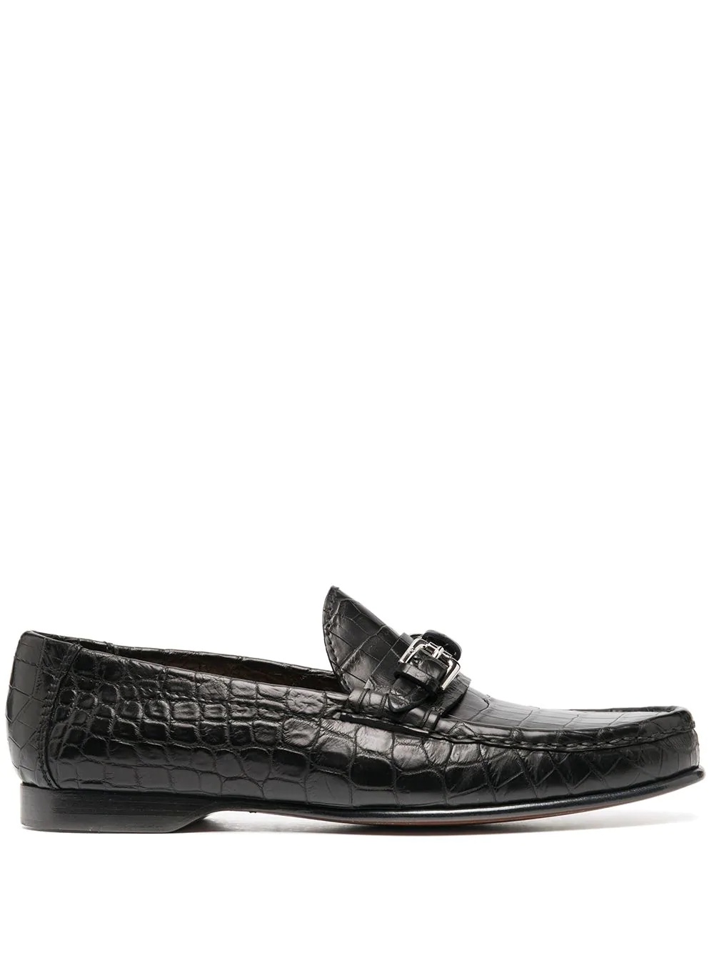 Caiden crocodile-effect loafers - 1