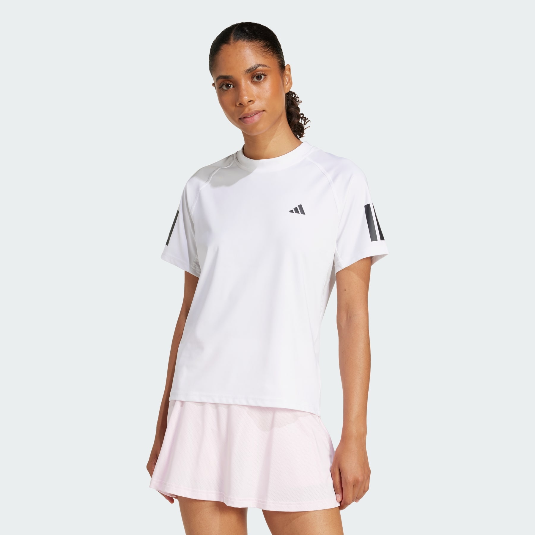 Club 3-Stripes Tennis Climacool Tee - 2