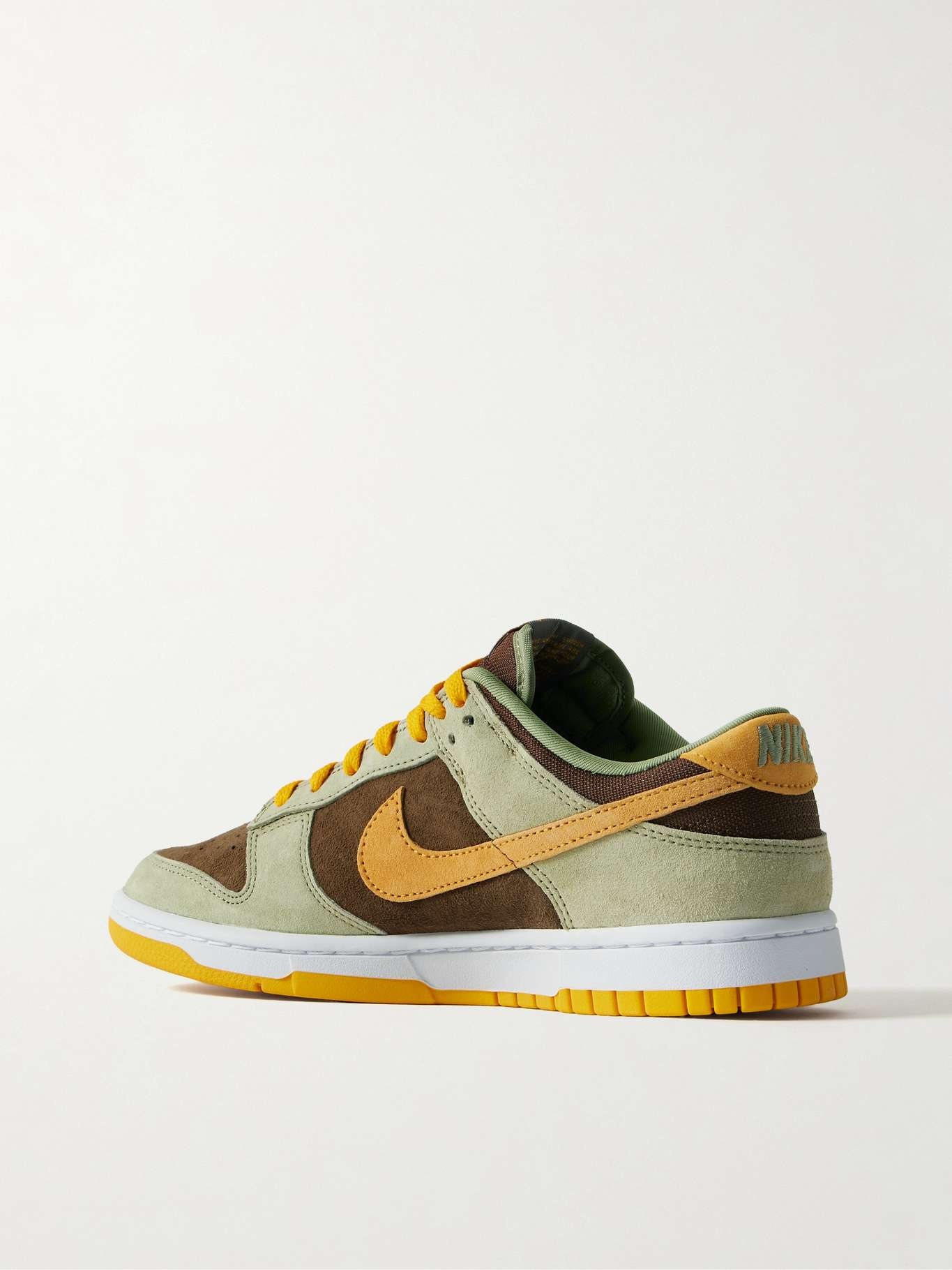 Dunk Low NBHD mesh-trimmed suede sneakers - 3