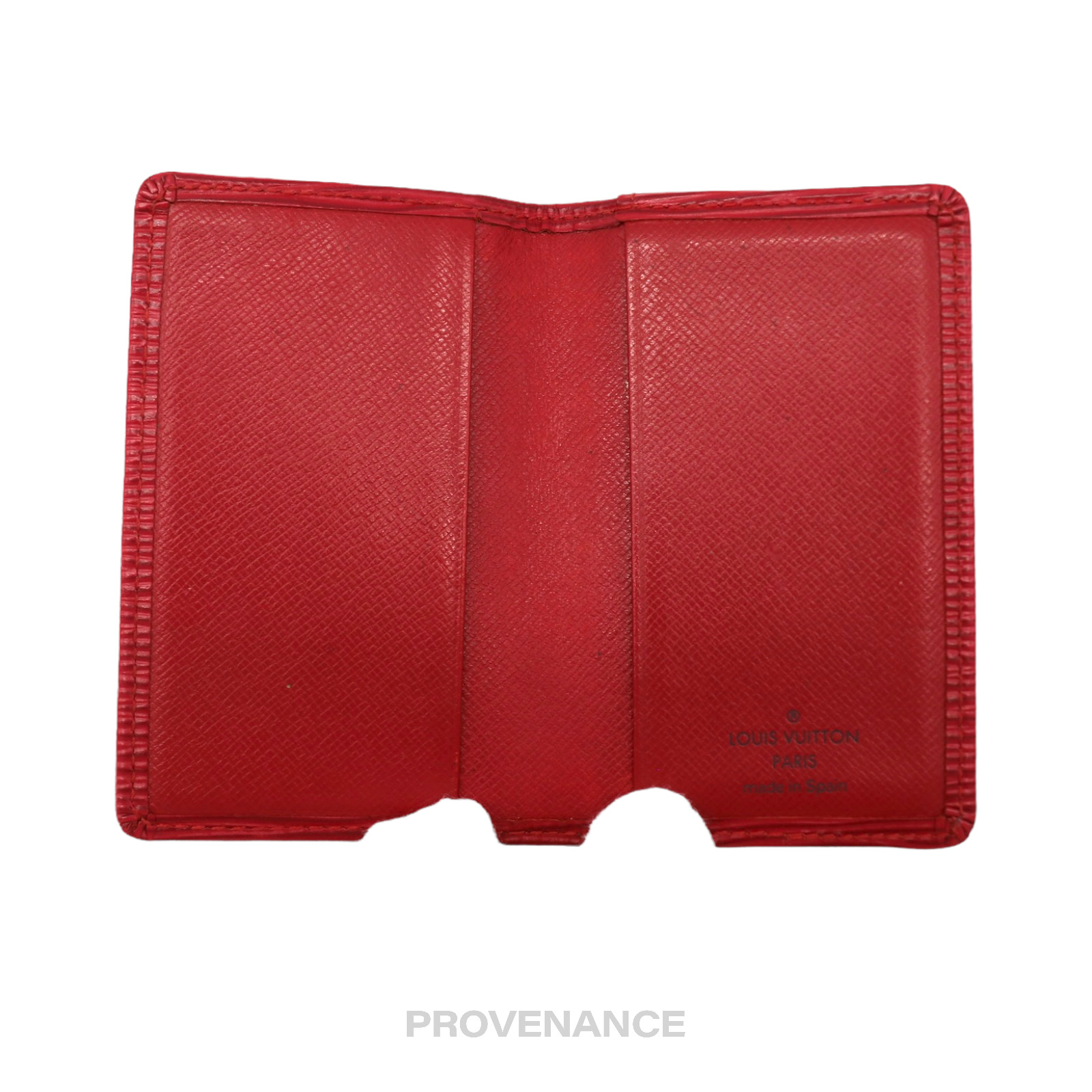 Louis Vuitton Pocket Organizer Wallet - Red Epi Leather - 7