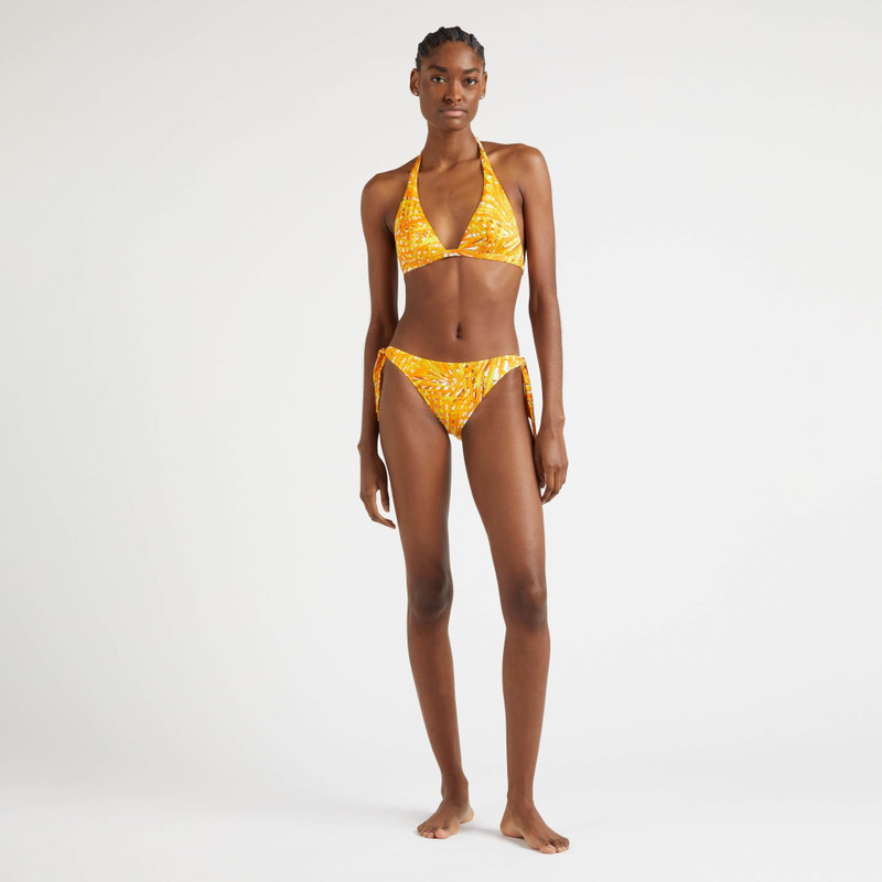 Vilebrequin Women Side Tie Bikini Bottom Palm Leaves outlook