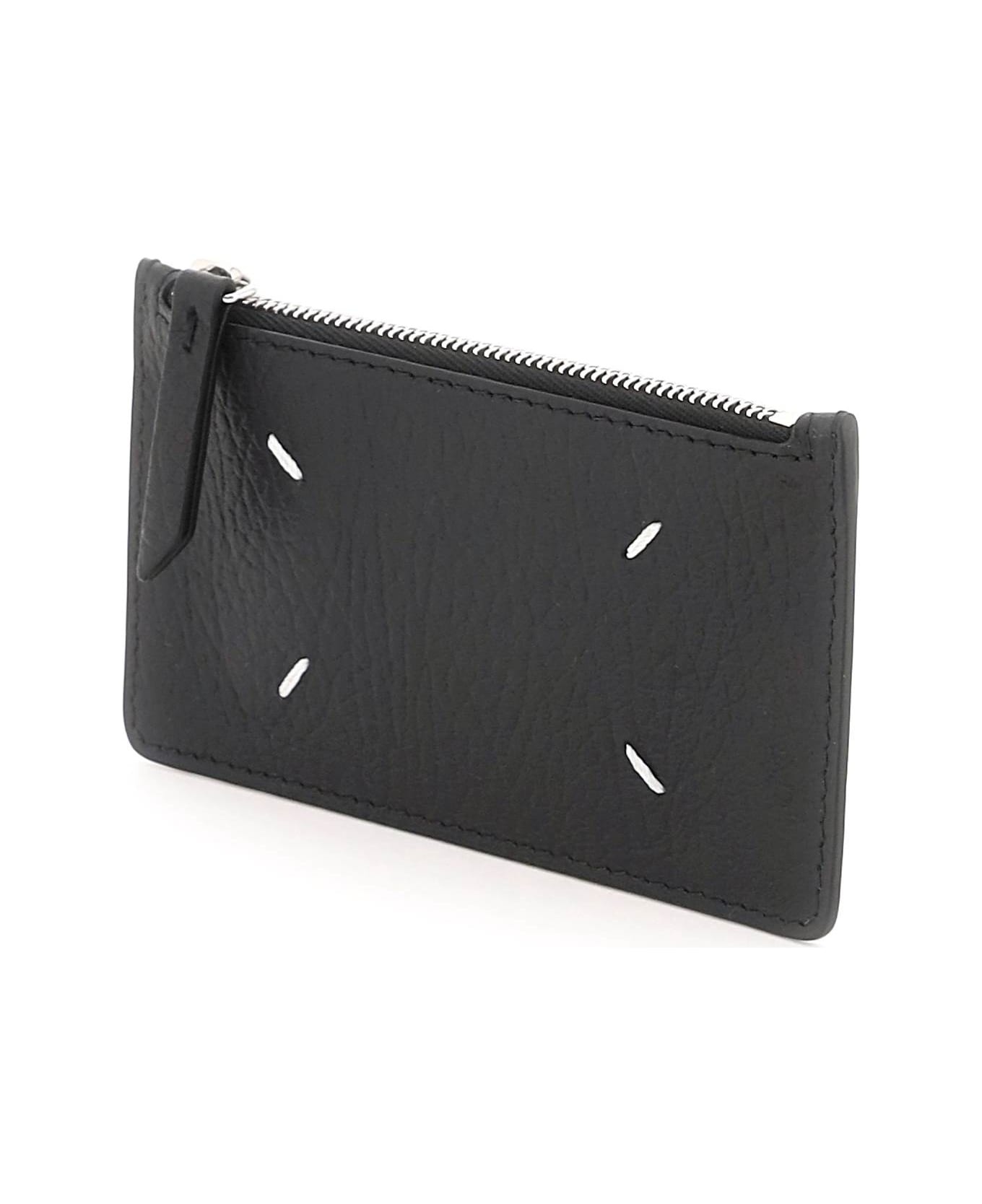 Leather Zipped Cardholder - 4