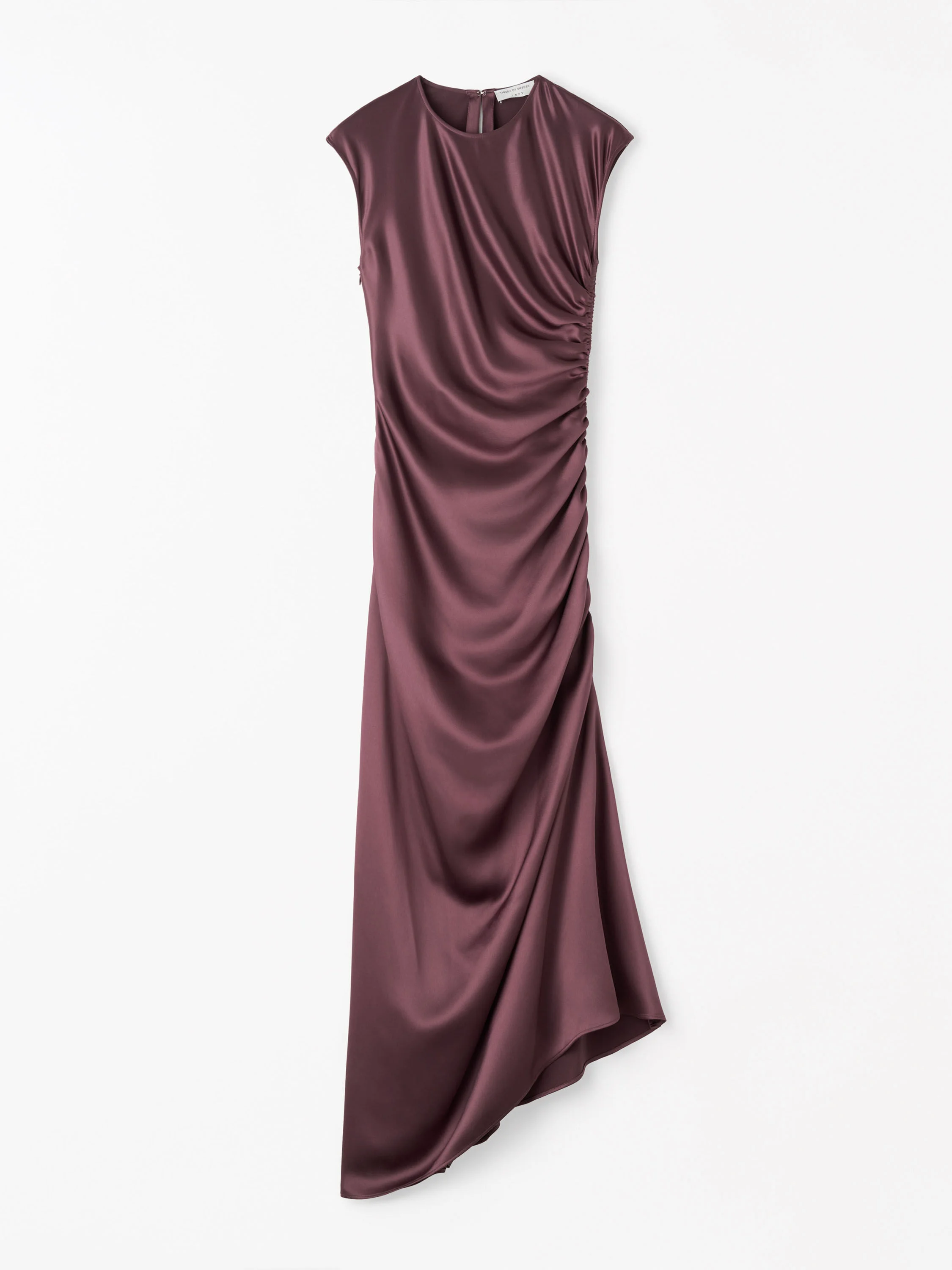 Ivoal Drapy Satin Dress - 1