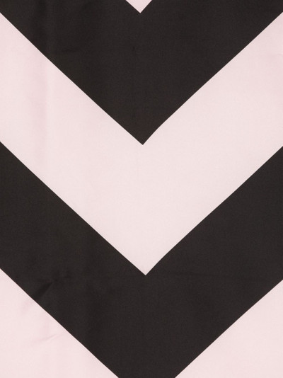 Valentino striped silk scarf outlook