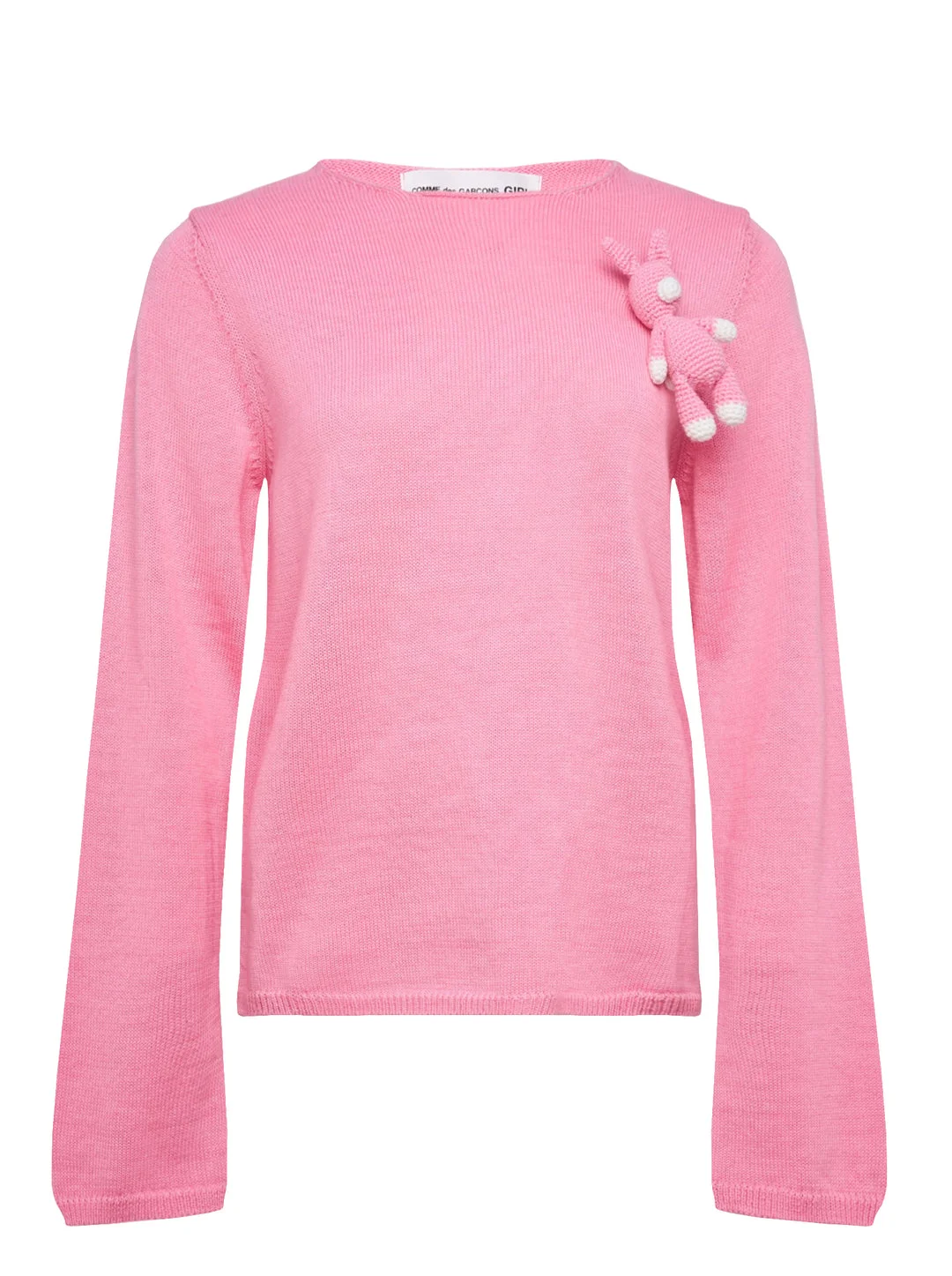 Long Sleeve Unicorn Appliqué Knit Top - 1