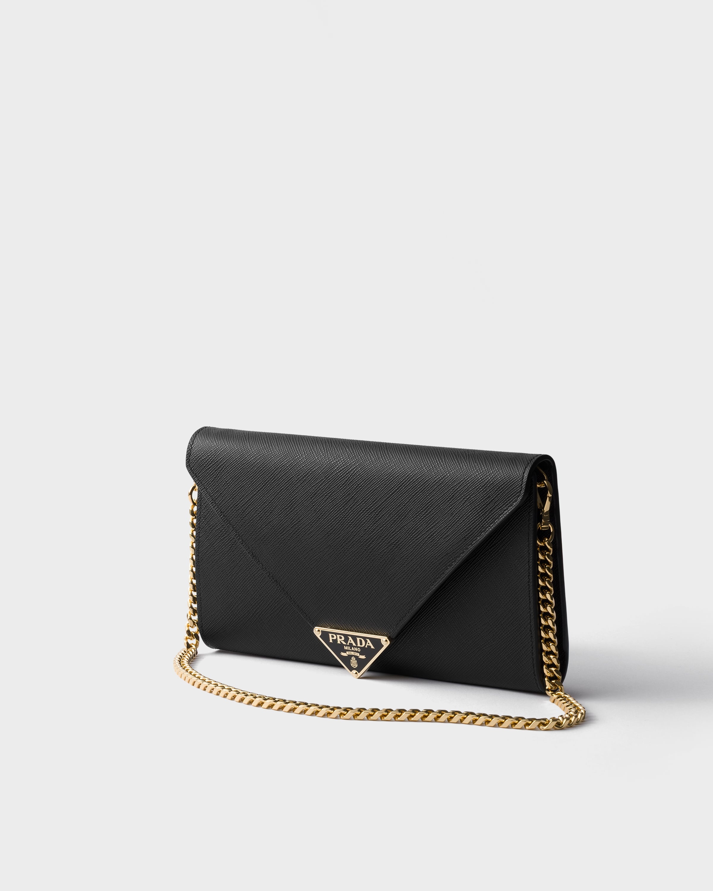 Saffiano leather envelope clutch - 2