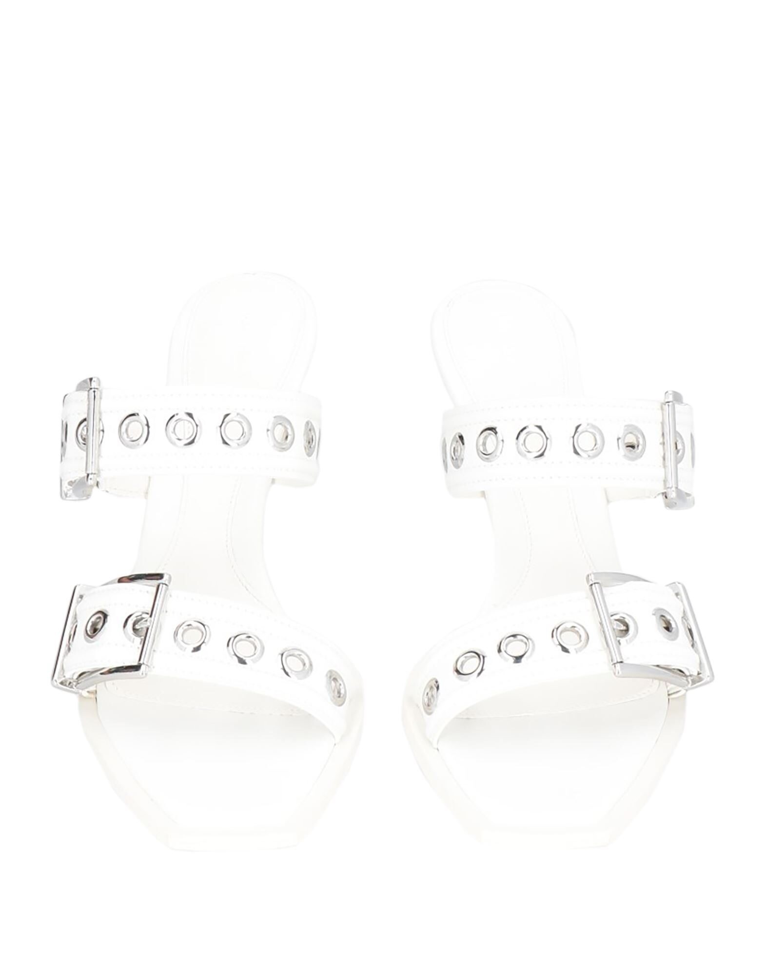White Women's Sandals - 4