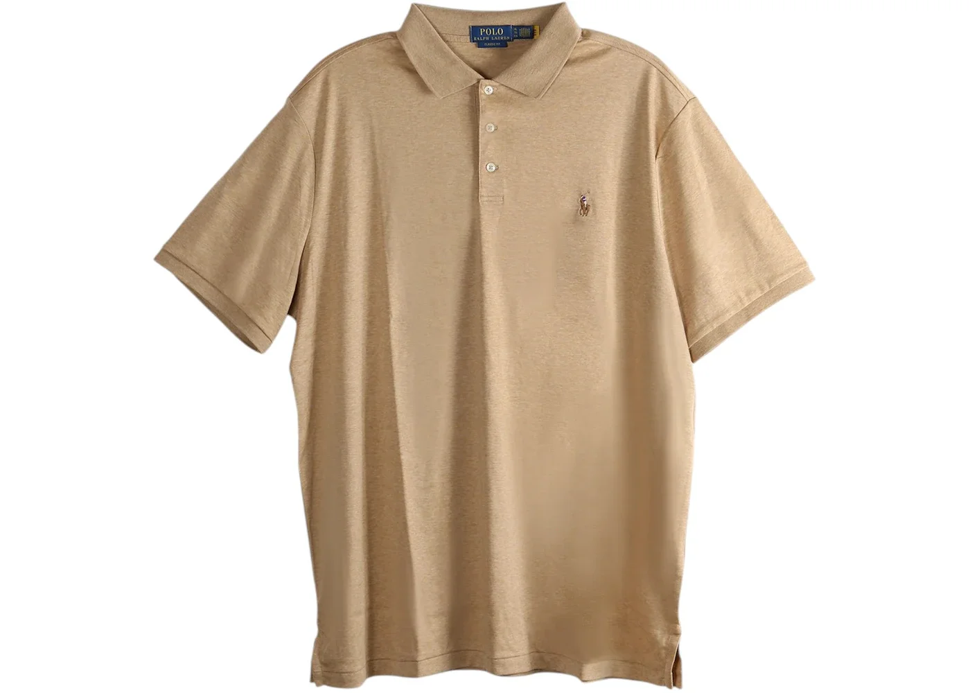 Polo Ralph Lauren Classic Fit Short Sleeve Soft Touch Polo Classic Camel Heather - 1