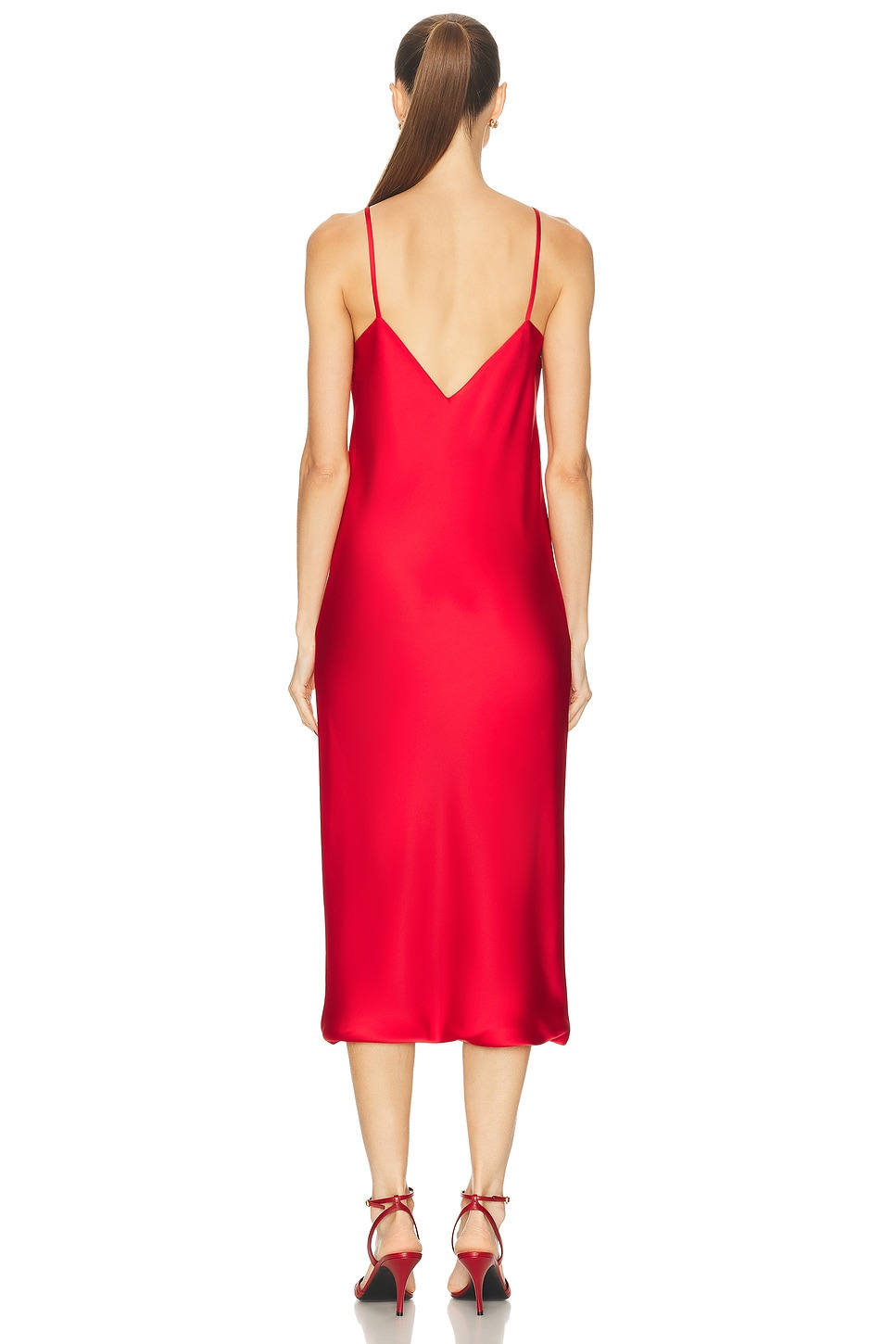 Bias Slip Midcalf Dress - 3