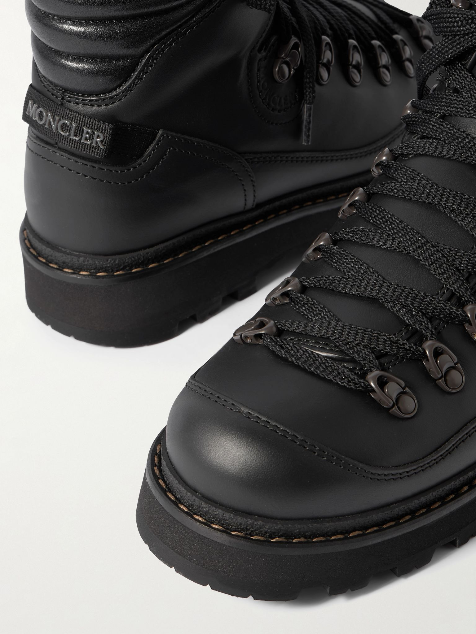 Peka Trek Leather Hiking Boots Black - 4