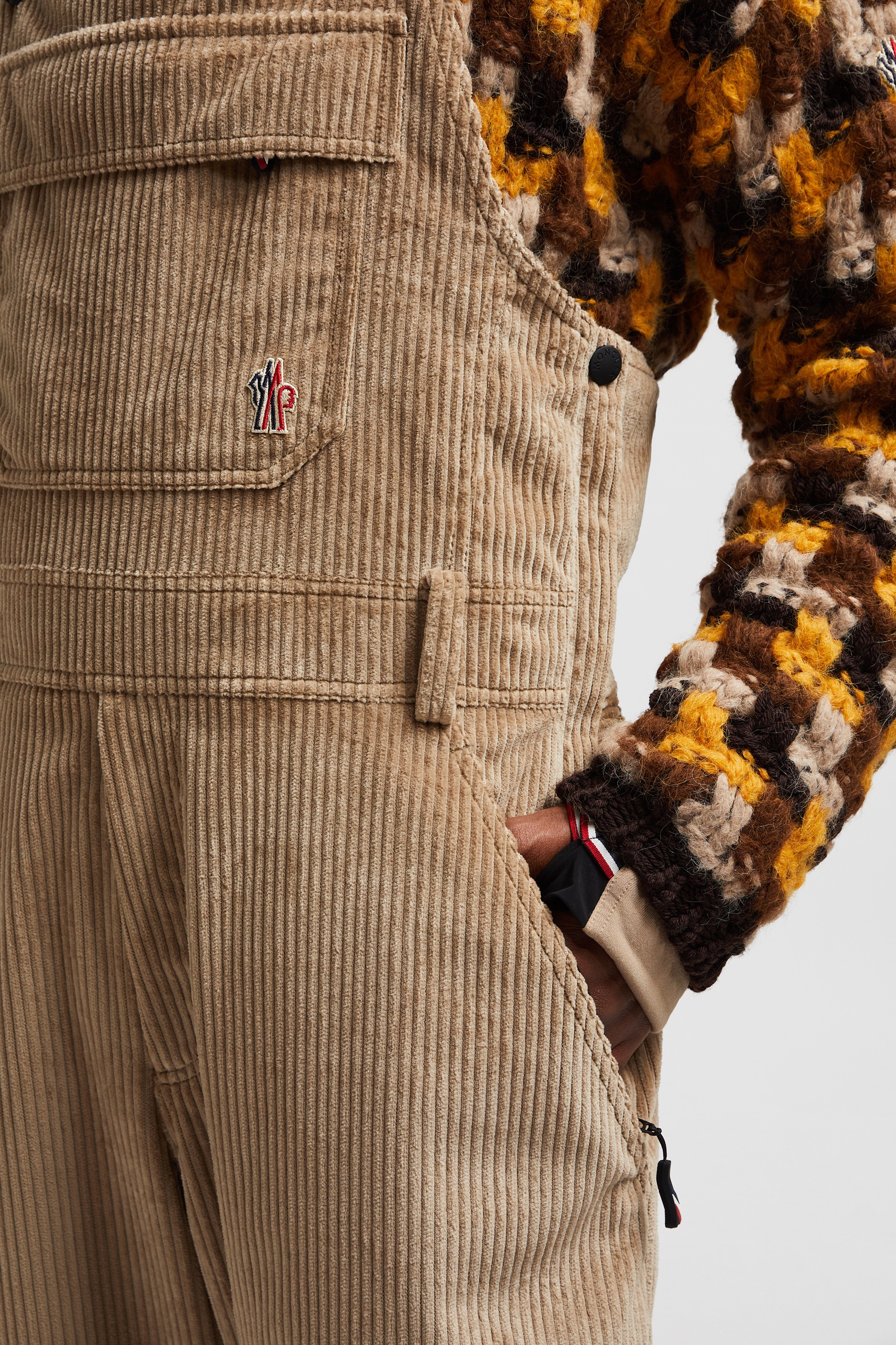Padded Technical Corduroy Ski Bib - 6