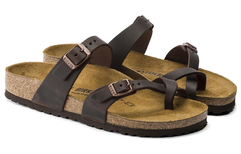 (WMNS) Birkenstock Mayari Oiled Leather Narrow Fit 'Habana' 0171323 - 3