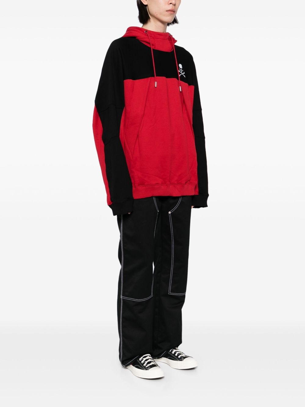 logo-printed hoodie - 3