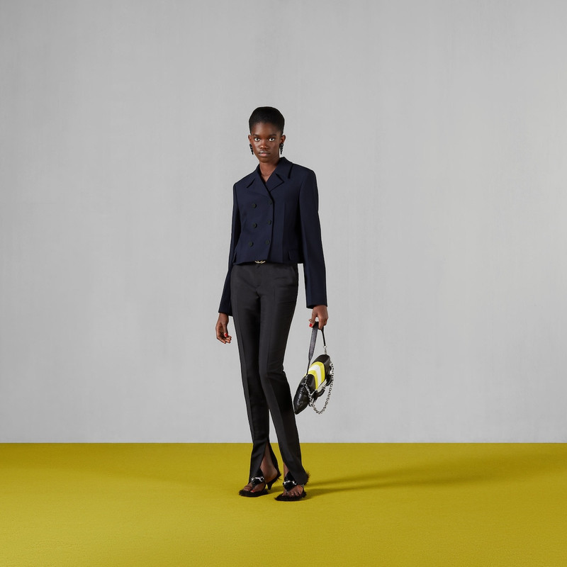 GUCCI Wool mohair pant with Horsebit outlook