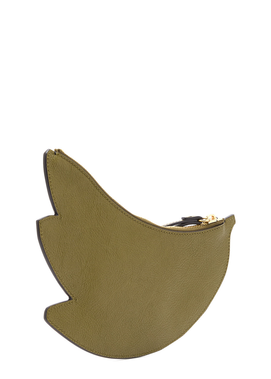 Chloe Banana Leather Pouch - 2