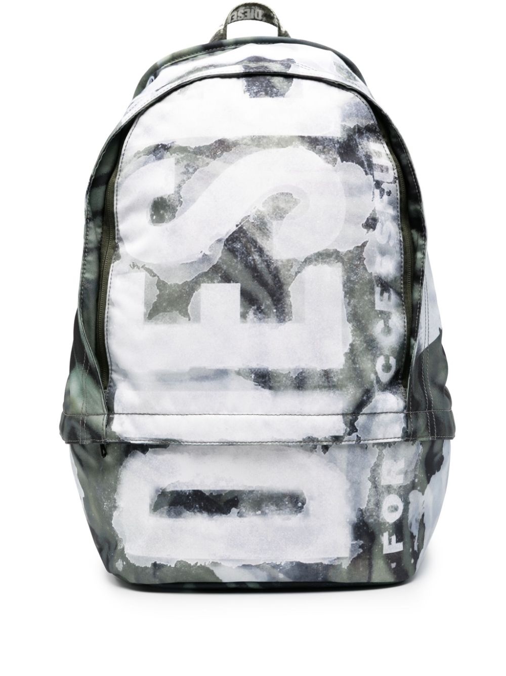Rave X camouflage-print backpack - 1