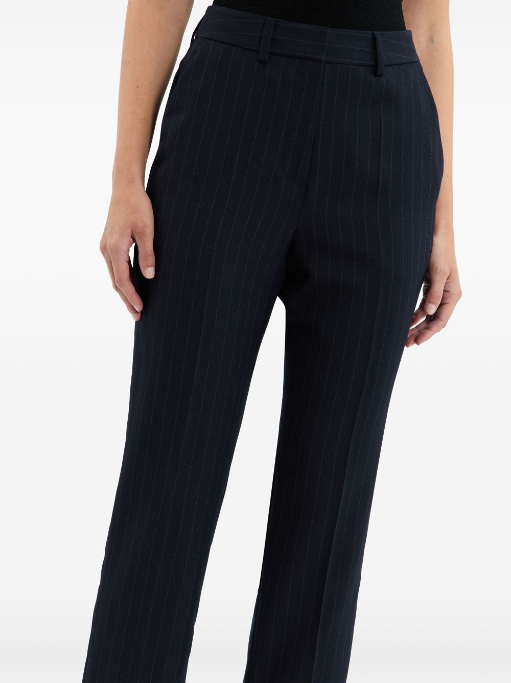 Maxwell pinstriped tailored trousers - 5