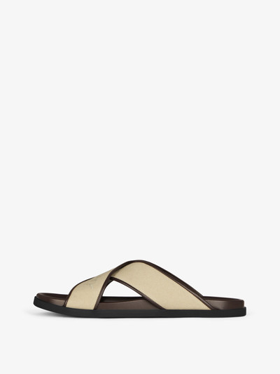 Givenchy G PLAGE FLAT SANDALS IN CANVAS outlook