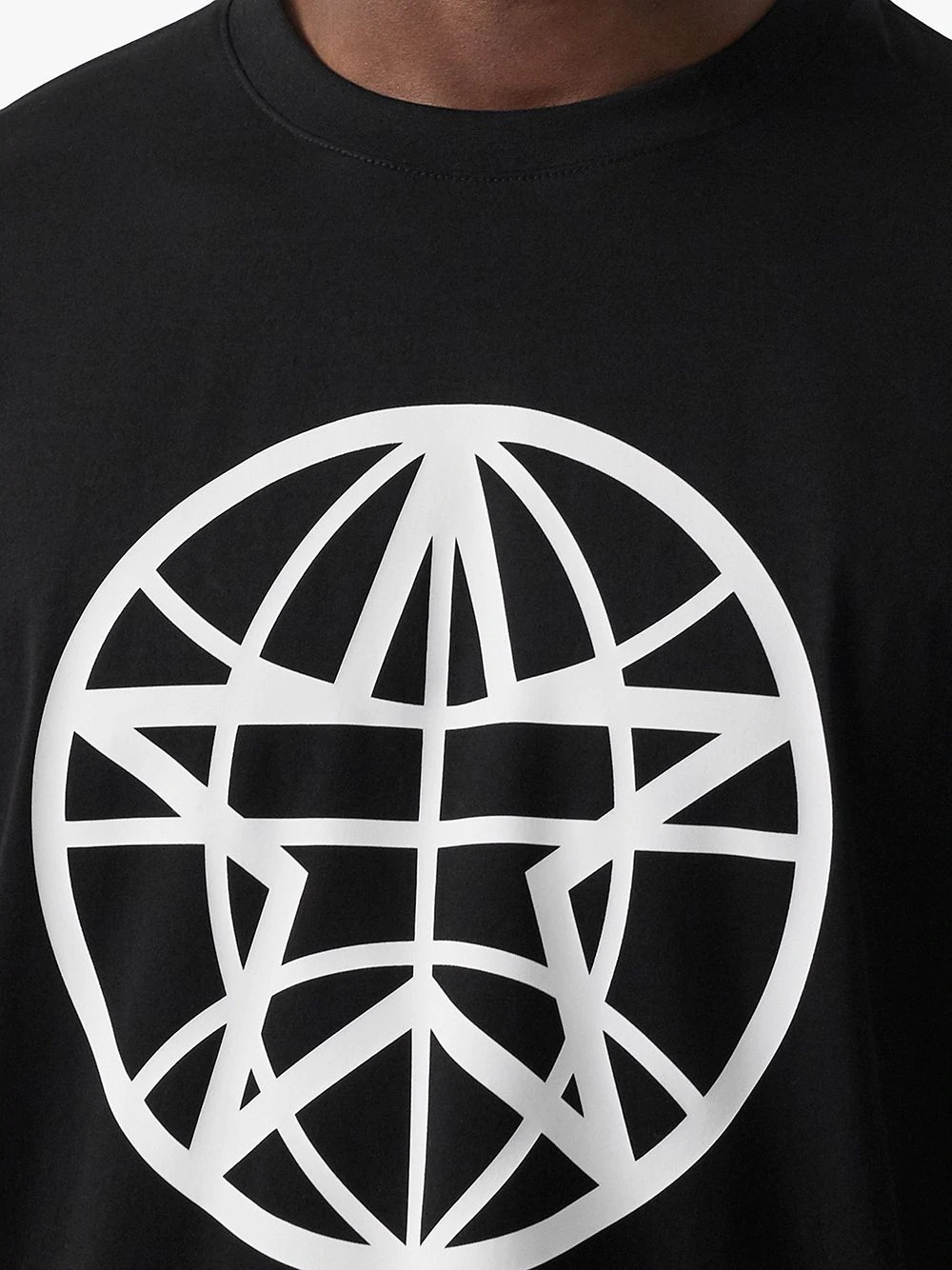 oversized Globe Graphic T-shirt - 5