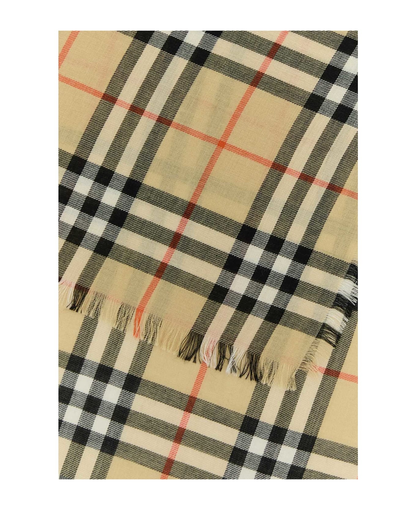 Embroidered Cashmere Blend Scarf - 2