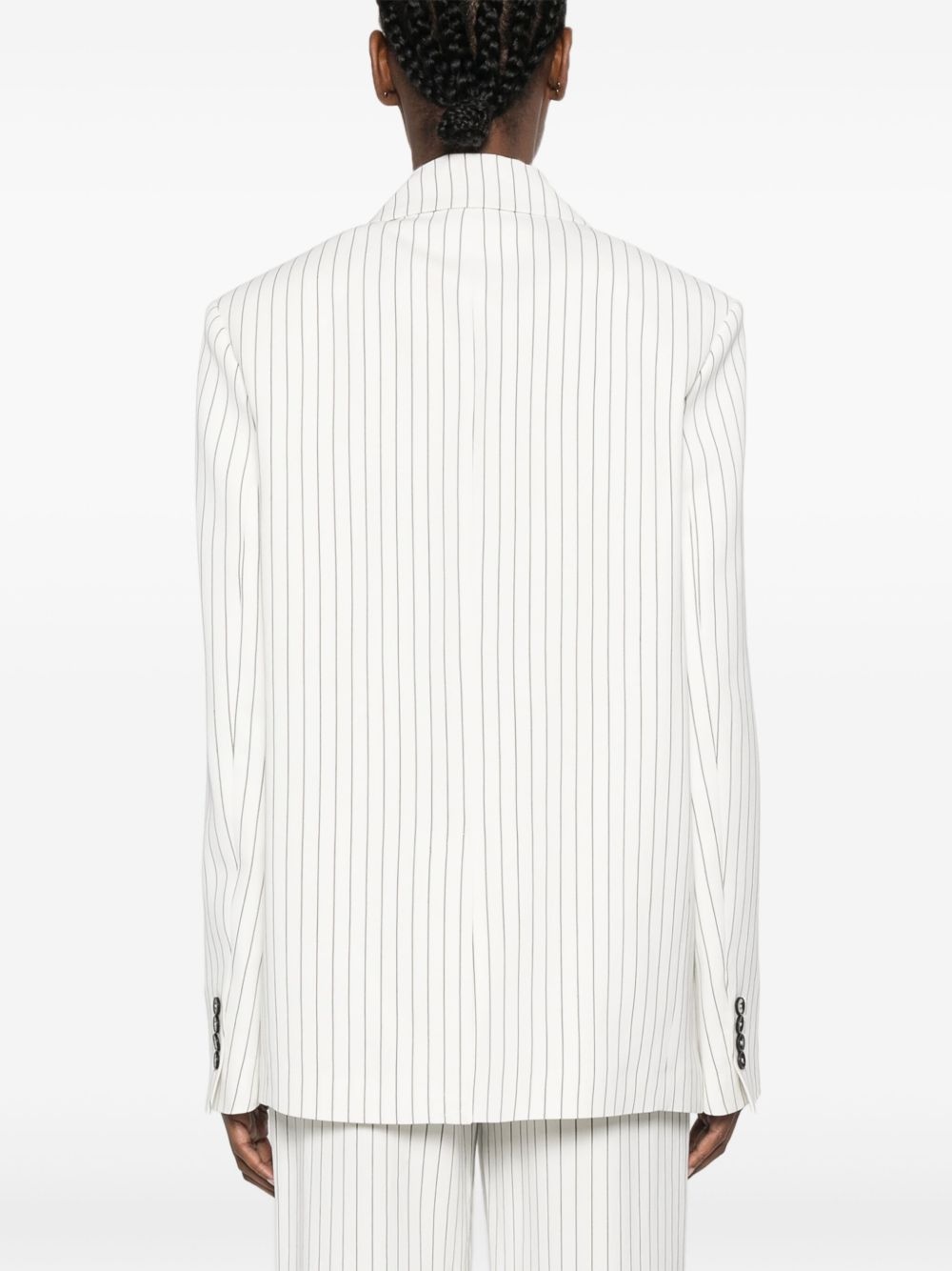 striped blazer - 4