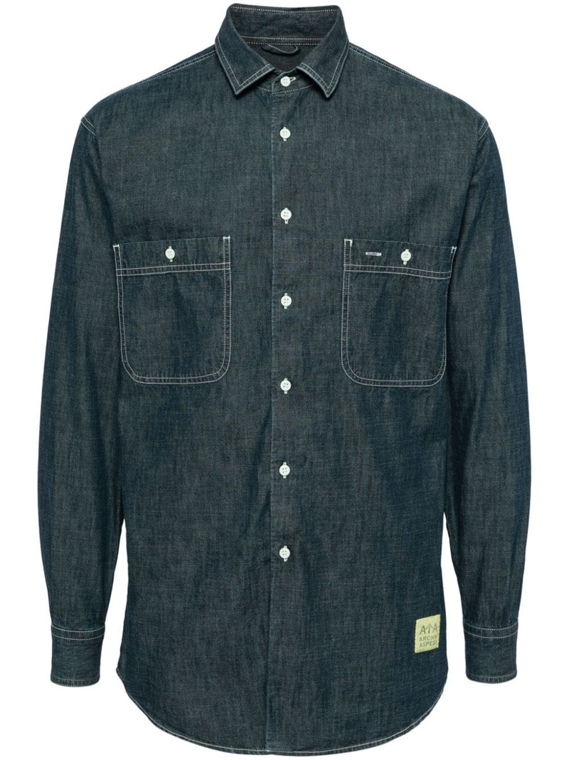 Chambray denim shirt 1