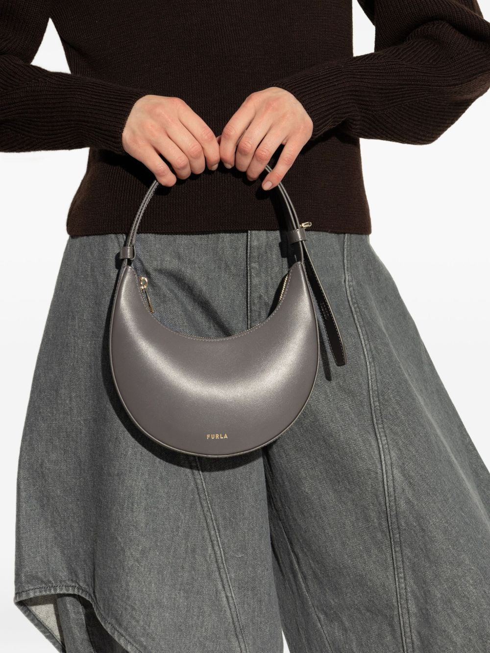 crescent top-handle bag - 2