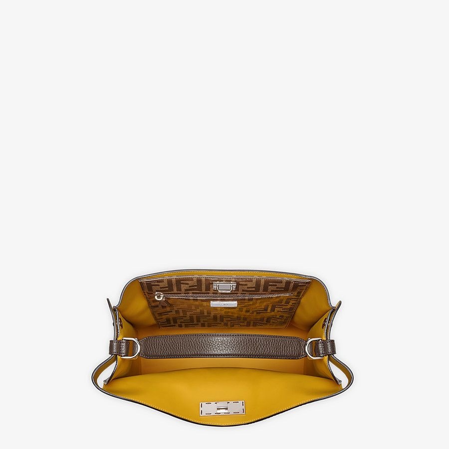 Brown leather bag - 5