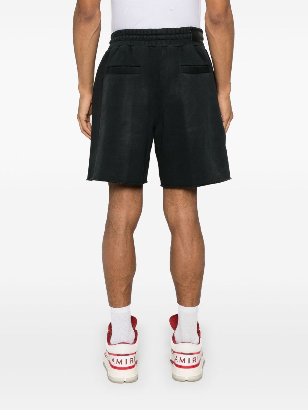 logo-embroidered track shorts - 4