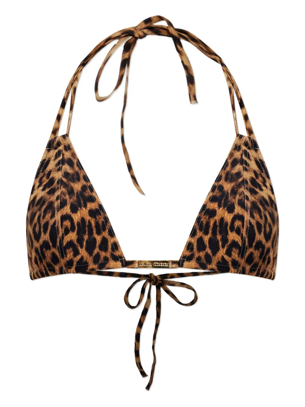Girona animal-print bikini top - 1