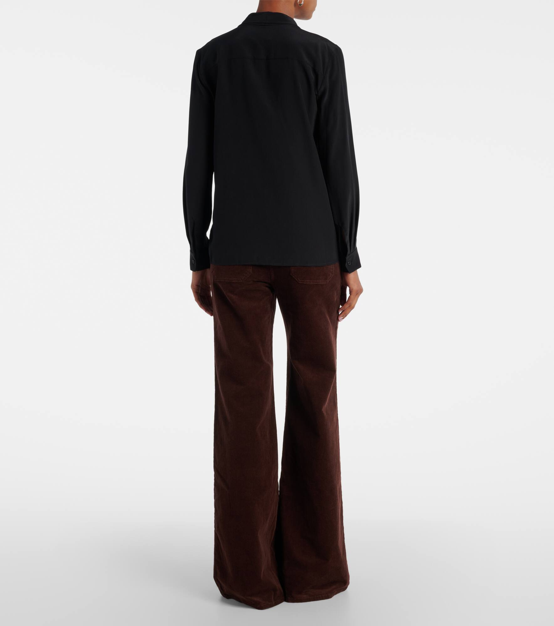 Angelique bow-detail silk blouse - 3