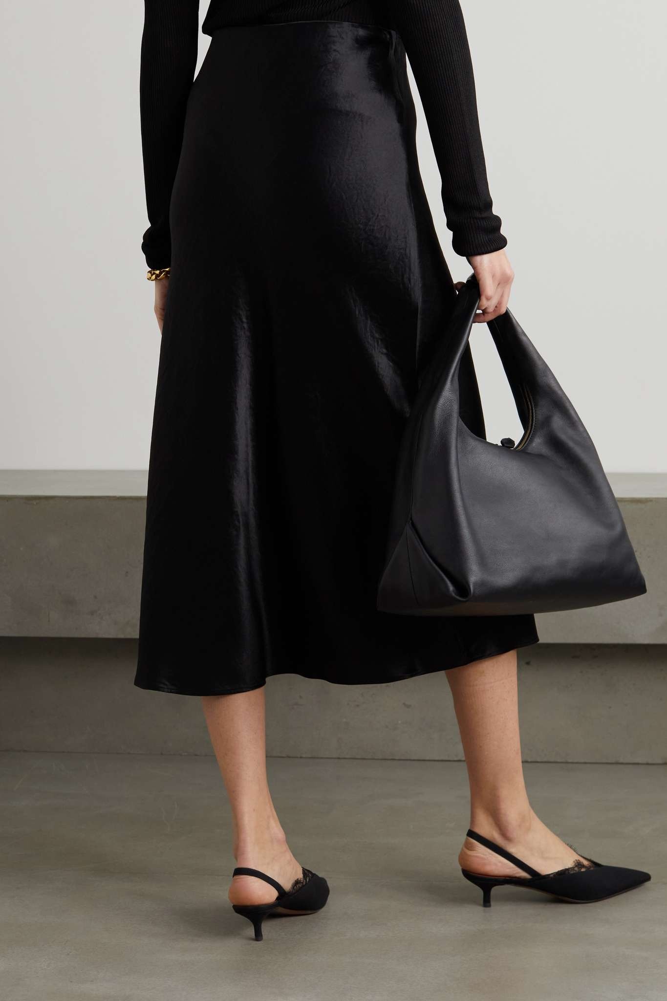 Leisure Alessio satin midi skirt - 3