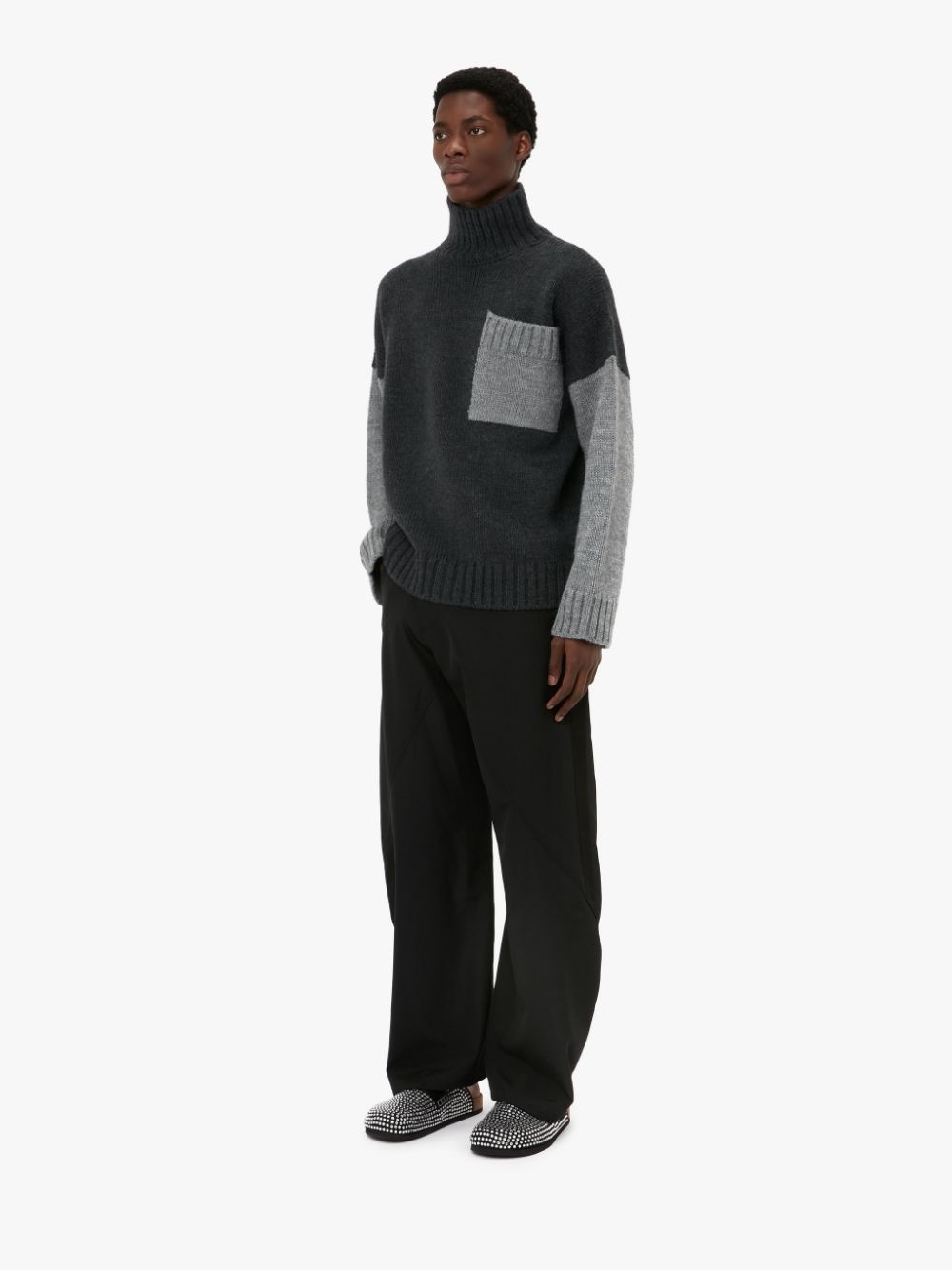 TWISTED WORKWEAR WOOL TROUSERS - 4