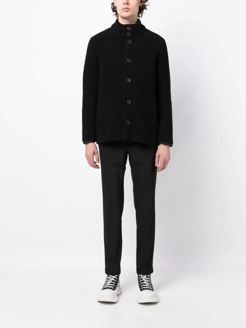 Herno Herno Ribbed Button-up Jacket outlook