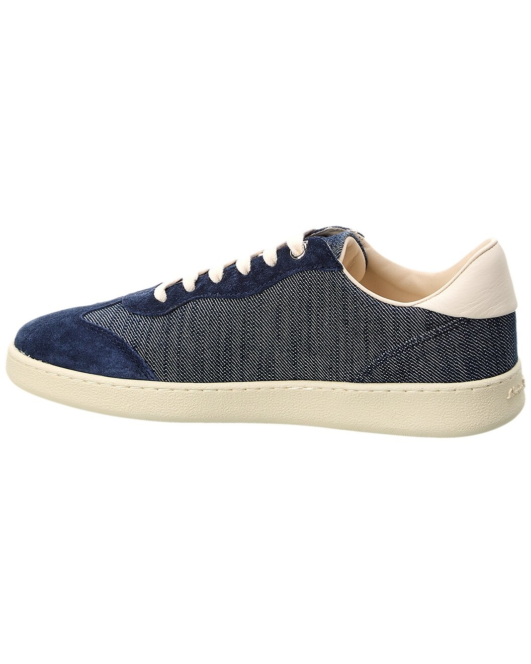 Ferragamo Achille Denim & Suede Sneaker - 2