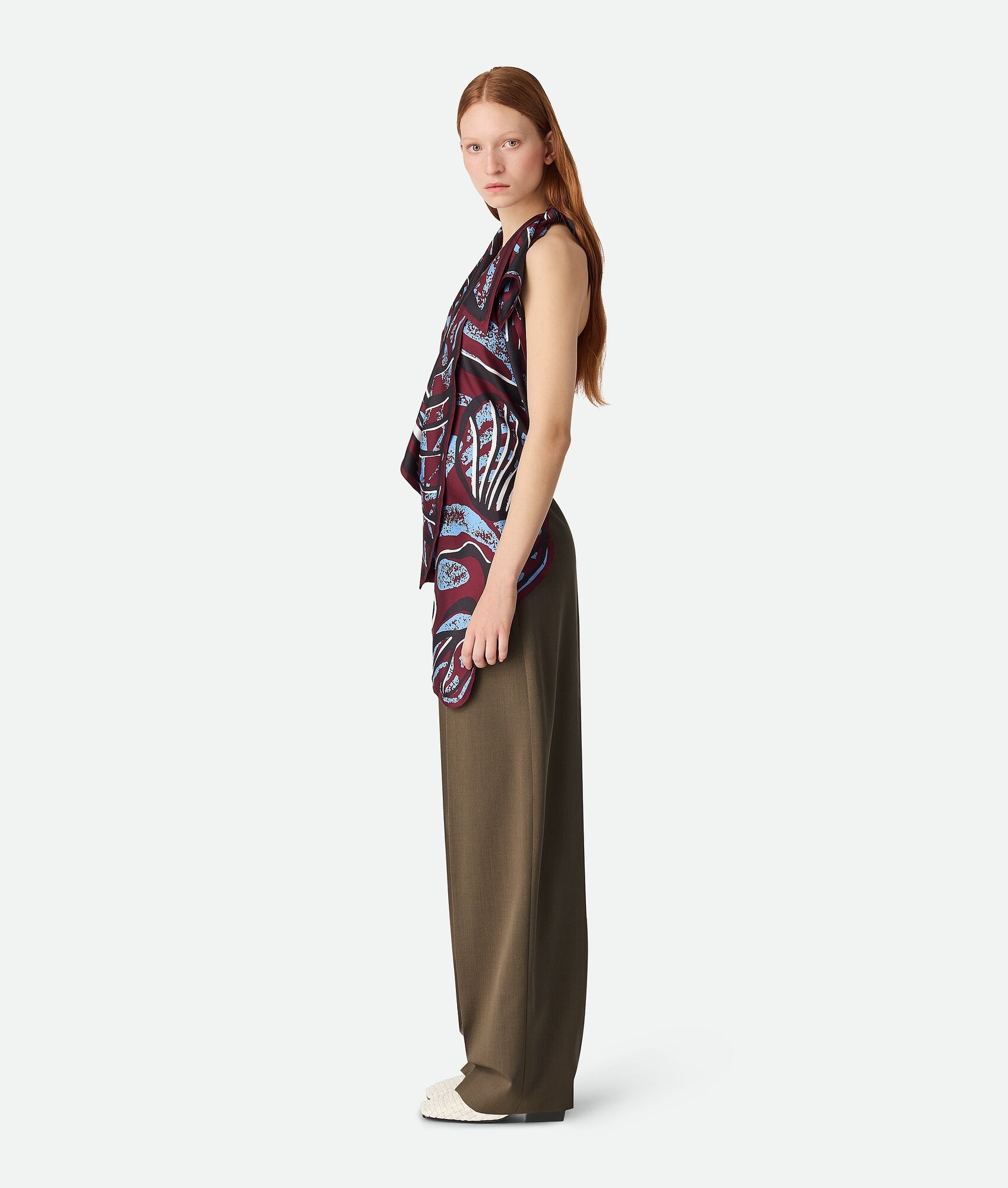 Silk Twill Printed Top - 2