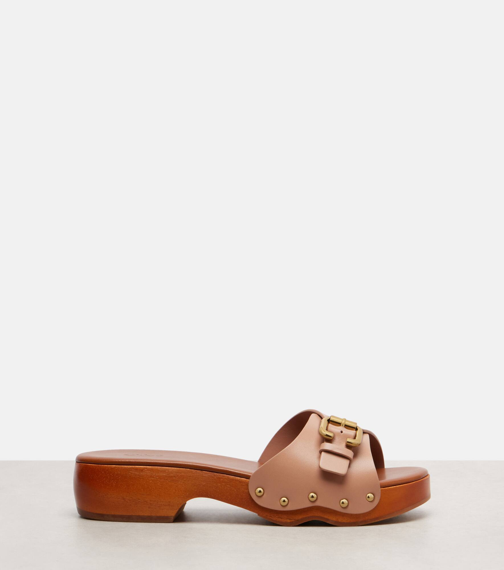 Jeannette 40 embellished leather clogs - 4