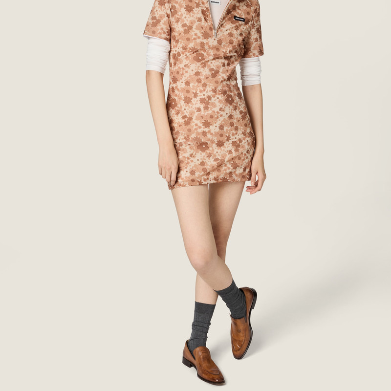 Stretch fabric mini-dress 5