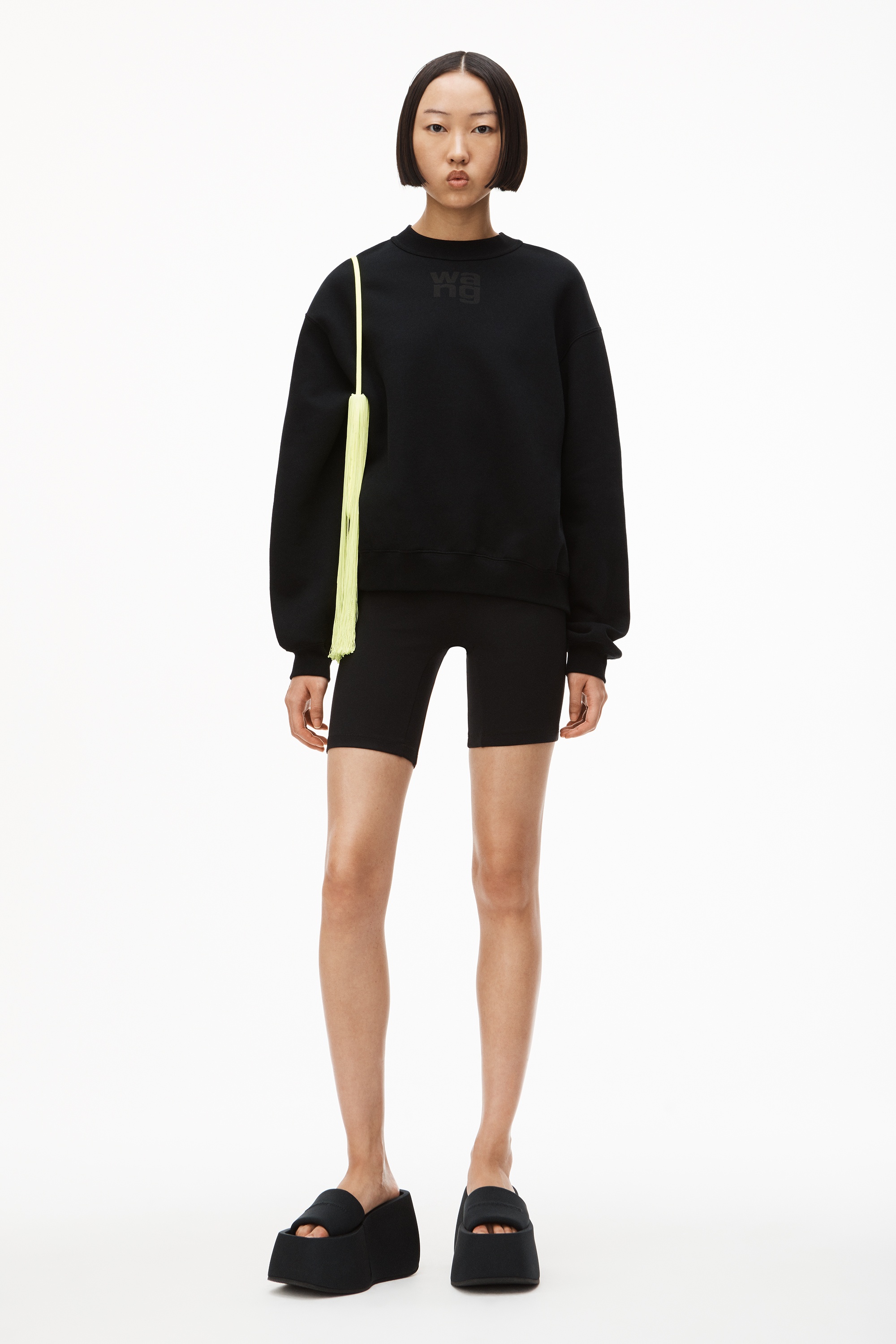 puff logo sweatshirt in structured terry - 6