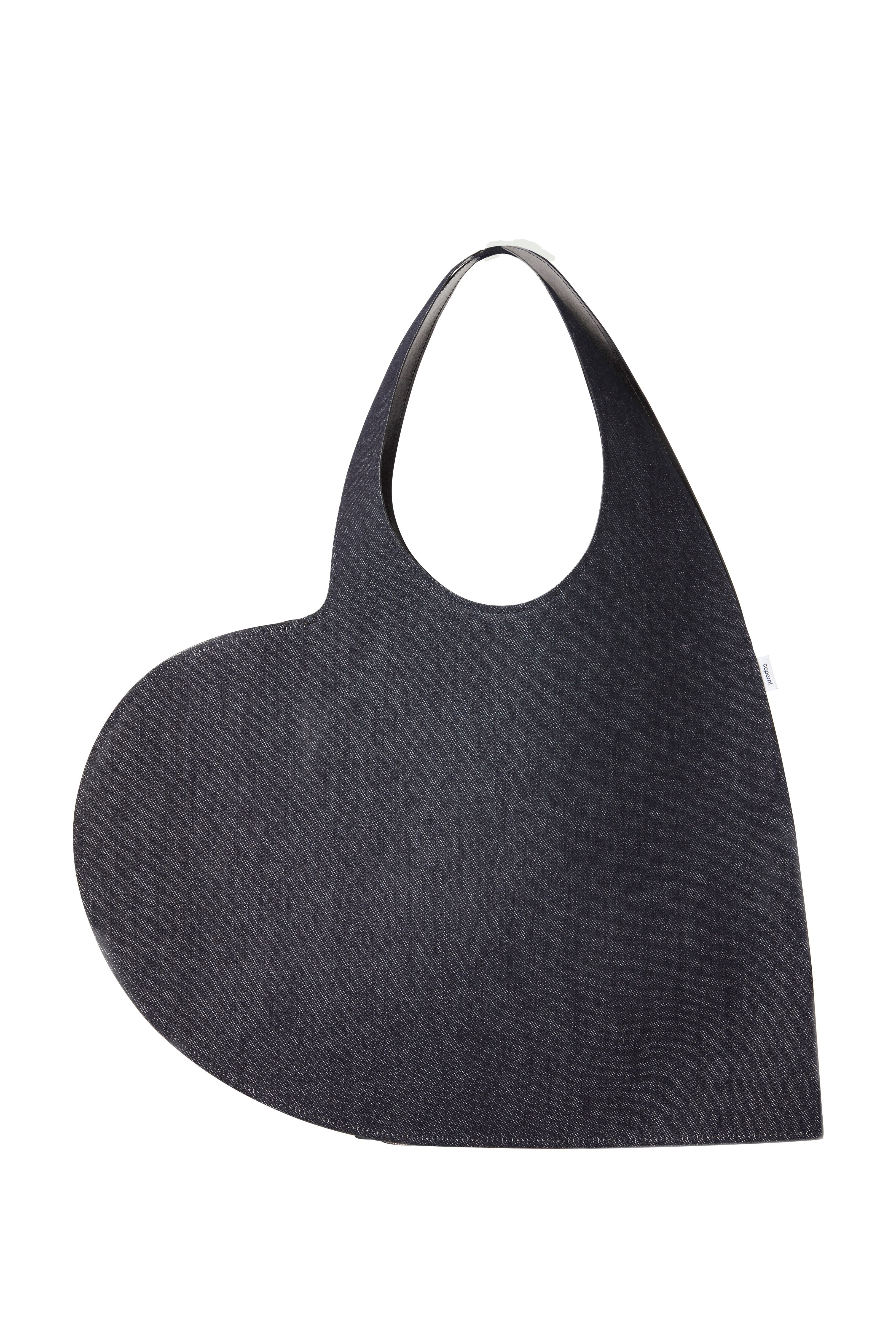 Denim Heart Tote Bag - 5