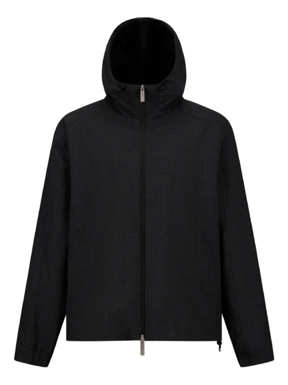 hooded zip-front jacket - 1