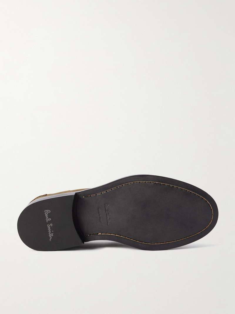 Paul Smith Donovan Suede Penny Loafers Dark brown outlook