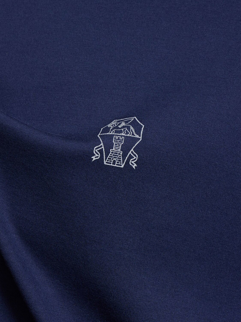 Cotton jersey logo t-shirt - 5