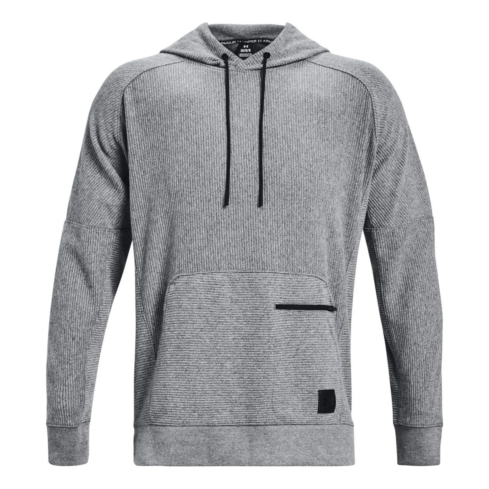 Under Armour Ottoman Fleece Hoodie 'Grey' 1373878-001 - 1