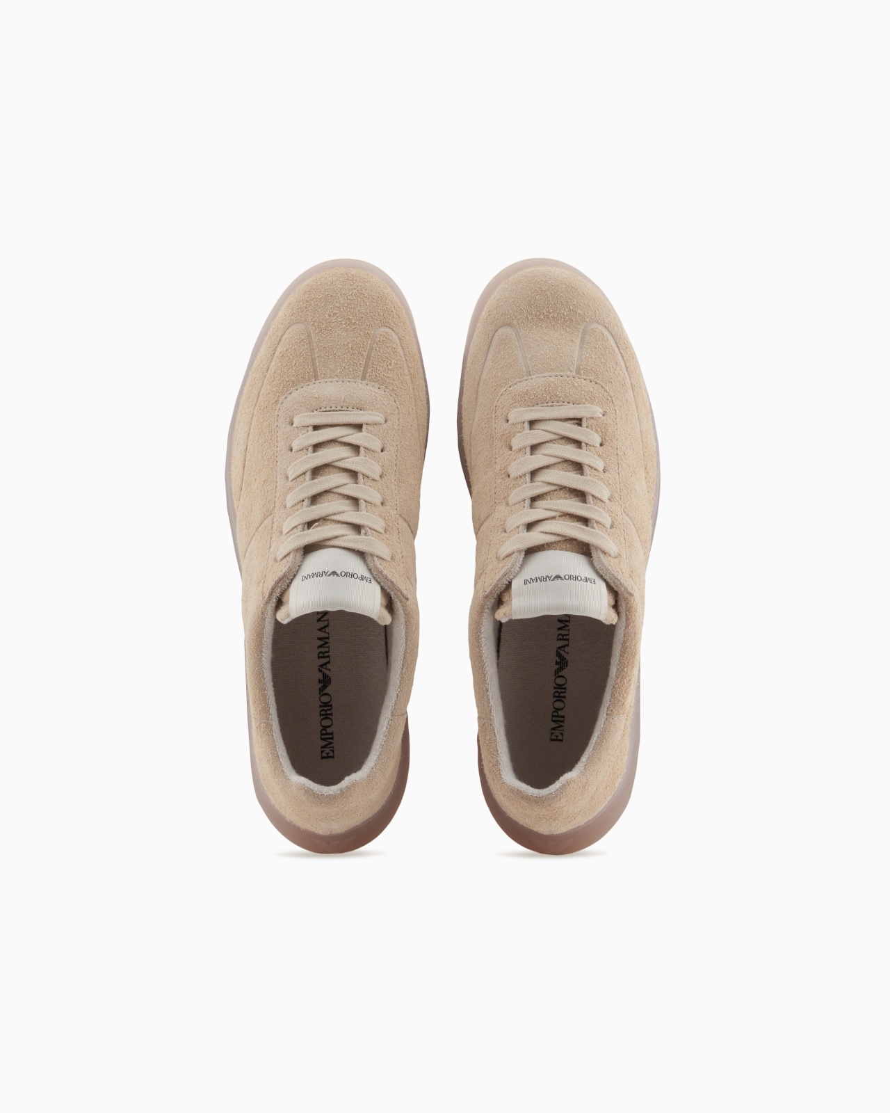 SUEDE SNEAKERS WITH SEMI-TRANSPARENT SOLE - 3